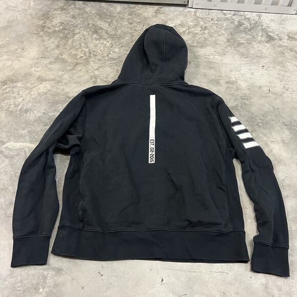 Alphalete Hoodie Mens Large Black Pullover Gym Training Activewear - Picture 6 of 8